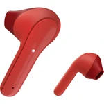 Hama Freedom Light Bluetooth Hi-Fi štupľové slúchadlá do uší Headset, dotykové ovládanie červená