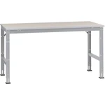 Manuflex AU6101.9006 UNIVERSAL Štandardný pracovný stôl s melamínovou doskou, ŠxHxV = 1750 x 1200 x 760-870 mm  Farba: h