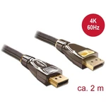 Delock DisplayPort prepojovací kábel #####DisplayPort Stecker, #####DisplayPort Stecker 2.00 m antracitová 82771  #####D