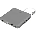 Digitus DA-70876 dokovacia stanica na notebook (repasovaná) Vhodné pre značky: univerzálny  vr. funkcia nabíjania, integ