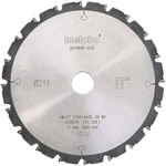 Metabo  628230000 pílový kotúč 216 mm  1 ks