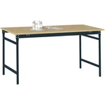 Manuflex BB3025.7016 Odkladací stolík BASIS stacionárny s doskou z multiplexu v antracitovej farbe RAL 7016, š xhxv: 100