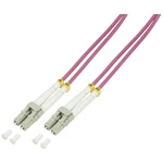 LogiLink FP4LC20 optické vlákno LWL prepojovací kábel [1x zástrčka LC - 1x zástrčka LC] 50/125 µ Multimode OM4 20.00 m