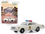 1977 Plymouth Fury Cream "Hazzard County Sheriff" "Hobby Exclusive" 1/64 Diecast Model Car by Greenlight