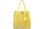Dámská velká kožená kabelka Arteddy - žlutá