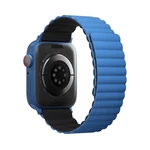 Remienok Uniq Revix Reversible na Apple Watch 42/44/45mm (UNIQ-45MM-REVBLUBLK) čierny/modrý řemínek pro Apple Watch • materiál silikon • oboustranný ř