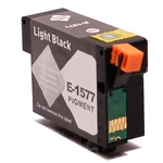 Epson T1577 světle černá (light black) kompatibilní cartridge