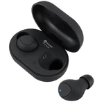 Slúchadlá Meliconi True Buds (497486) čierna Bezdrátová sluchátka s mikrofonem, True Wireless špunty do uší, uzavřená konstrukce, Bluetooth 5.0, výdrž