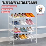 3 Tiers Shoe Rack Storage Organizer Tower Metal Shelf Stand Sneake Rack Home