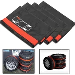 4Pcs 16 Inch - 20 Inch Car Spare Wheel Tyre Cover Protector Garage Case Universal for Sun Shade Dust-Proof