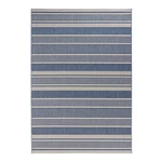 Modrý vonkajší koberec NORTHRUGS Strap, 80 x 150 cm