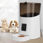 6L Remote Visibility Pet Feeder Timing Automatic For Cats Dogs WiFi Intelligent Swirl Smart Food Dispenser With Voice Re