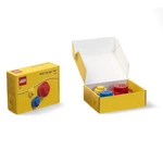 Cuier de perete, 3 buc, mai multe variante - LEGO Culoare: galben, albastru, roșu