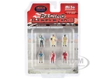 "Racing Legends" 6 piece Diecast Set (6 Driver Figures) Limited Edition to 4800 pieces Worldwide 1/64 Scale Models by American Diorama