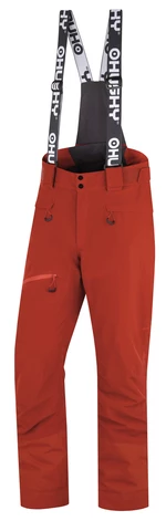 Husky Gilep M XXL, dk. brick Pánské lyžařské kalhoty
