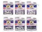 "Hot Pursuit" Special Edition "FBI Police (Federal Bureau of Investigation Police)" Set of 6 Police Cars 1/64 Diecast Model Cars by Greenlight