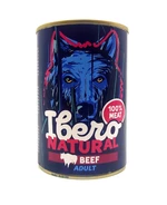 Ibero NATURAL dog konz. ADULT beef - 8x1200g