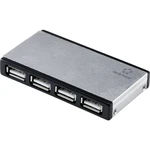 Renkforce  4 porty USB 2.0 hub  strieborná