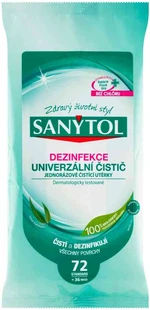 SANYTOL DEZINFEKCIA UNIVERZÁLNY ČISTIČ Utierky