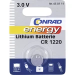 Conrad energy CR1220 gombíková batéria  CR 1220 lítiová 30 mAh 3 V 1 ks