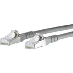 Metz Connect 130845B533-E RJ45 sieťové káble, prepojovacie káble CAT 6A S/FTP 25.00 m sivá s ochranou 1 ks