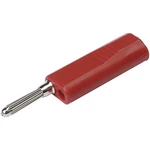 SKS Hirschmann BSB 300 banánový konektor zástrčka, rovná Ø pin: 4 mm červená 1 ks
