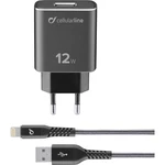 Cellularline  TETRACHKITMFIPH2AK USB nabíjačka do zásuvky (230 V)  1 x USB 2.0 zásuvka A