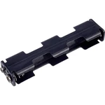 TRU COMPONENTS BH342-1B batériový držák 4x mignon (AA) tlačidlové pripojenie