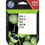 HP 364 Ink cartridge originál kombinované balenie čierna, zelenomodrá, purpurová, žltá N9J73AE sada náplní do tlačiarne