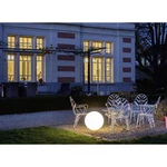 SLV 227221 Rotoball Floor záhradné osvetlenie guľa   úsporná žiarovka E27 23 W biela