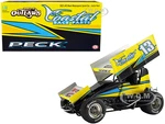 Winged Sprint Car 13 Justin Peck "Coastal Race Parts" Buch Motorsports "World of Outlaws" (2022) 1/18 Diecast Model Car by ACME