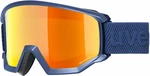 UVEX Athletic CV Ski Navy Mat/Mirror Orange/CV Green Okulary narciarskie