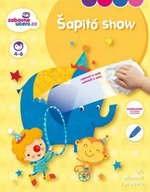 Zábavné učení Stíratelný sešit se samolepkami - Šapitó show 4-6 let