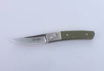 Zatvárací nôž G7361 Ganzo® – Strieborná čepeľ - Satin, Zelená (Farba: Zelená, Varianta: Strieborná čepeľ - Satin)