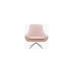 Svetloružové otočné kreslo Softline Noomi Swivel