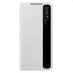 Samsung Clear View Cover S21 Plus, light gray - OPENBOX (Bontott termék teljes garanciával)