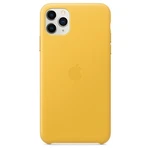 Apple iPhone 11 Pro Max Leather Case - Meyer Lemon