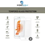 Temperált védőüveg Screenshield 3D for Apple iPhone 7 - Full Cover Metalic White - Élettartam garancia