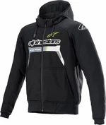 Alpinestars Chrome Ignition Hoodie Black/Yellow Fluorescent 2XL Kurtka tekstylna