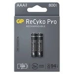 Batéria nabíjacie GP ReCyko Pro, HR03, AAA, 800mAh, NiMH, krabička 2ks (B2218) dobíjacie batérie • typ AAA (HR03) • chemické zloženie NiMH • kapacita 