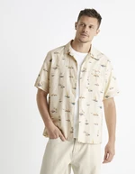 Celio Shirt Baplaya linen and cotton - Men