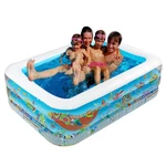Inflatable Swimming Pool Family Childrens Kids Baby Large Water Rectangular