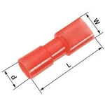 Faston zásuvka LappKabel 61794960, 6.3 mm x 0.8 mm, červená, 100 ks