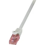 Síťový kabel RJ45 LogiLink CQ2092U, CAT 6, U/UTP, 10.00 m, šedá