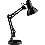 Stolní lampa Brilliant Henry, 40 W, úsporná žárovka, žárovka, černá