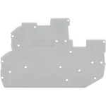 Středová/zakončovací deska Wago 2022-2291, šedá