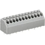 Pájecí svorkovnice série 250 WAGO 250-212, AWG 24-16, 0,4 - 0,8 mm², 12, 3,5 mm, 2 A, šedá