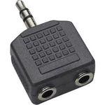 Jack adaptér BKL Electronic 1102014, zástrčka 3,5 mm na 2x3,5 mm zdířka