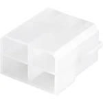 Konektor, 6,3 mm, 1 - 2,5 mm², 4pólové, transparentní