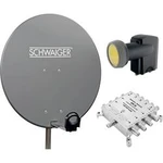 Satelit bez přijímače 8 Schwaiger SPI9961SET5 80 cm